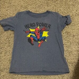 Spider-Man Hero Power Kids Costume T-Shirt - Blue